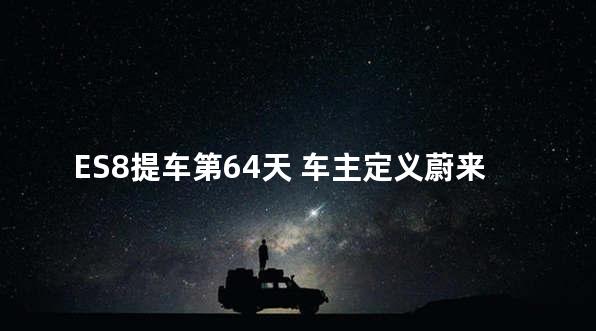 ES8提车第64天 车主定义蔚来“七宗罪”